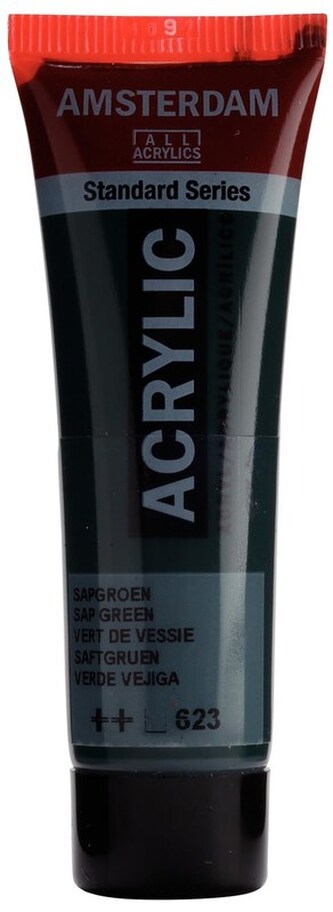Farba akrylowa nr 623 sap green 20ml, Amsterdam