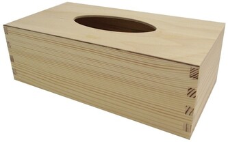 Pudełko drewniane na chusteczki