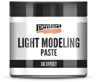 Pasta modeling light do malowania i foremek 500ml., Pentart
