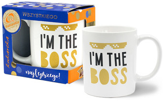 Kubek Premium Q 983 I"m the BOSS, Passion