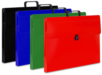 Teczka z rączką rysunkowa B3 niebieska, VauPe