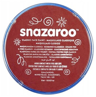 Farba do ciała 18ml burgund, Snazaroo