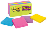 Notes s-przyl. Super Sticky 76x76 Neonowe 6-kol. 90k., Post-it® 3M
