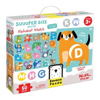 Suuuper Size Puzzle. Alphabet Match 3+