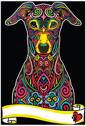 Kolorowanka welwetowa A4 Chart, Colorvelvet