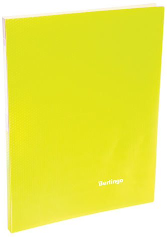 Segregator Neon 17 mm, neonowy żółty, Berlingo
