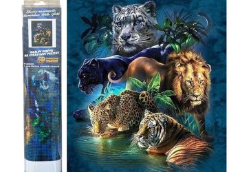 Diamantový obrázek - Šelmy 30x40cm