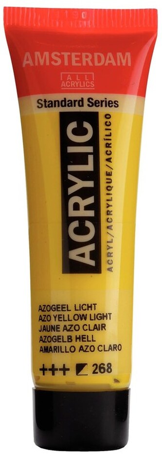 Farba akrylowa nr 268 azo yellow light 20ml, Amsterdam