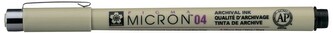 Cienkopis Pigma Micron 04 Black, Sakura