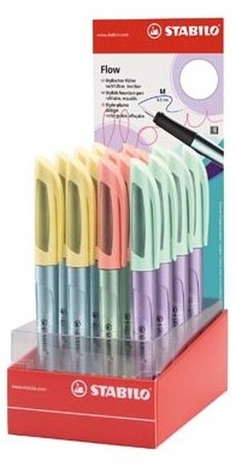 Pióro wieczne Flow Cosmetic display 16szt, Stabilo