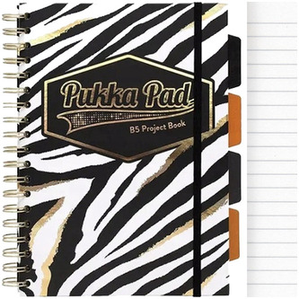 Kołozeszyt w linię. B5 Pukka Pad. Zebra