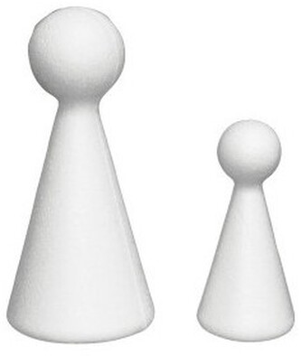 Pionek styropianowy duży 150 mm, Bovelacci