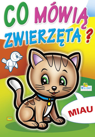 Książeczka harmonijkowa. Co mówią zwierzęta? Kotek 820