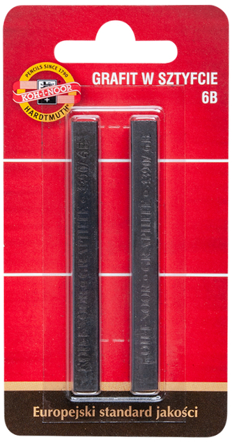 Grafity 7x7mm 6B 2szt. 4390, Koh-i-Noor