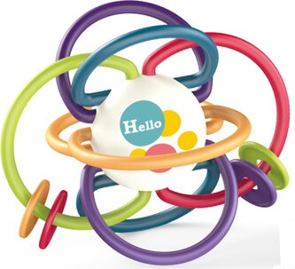 CHIPOLINO Chrastítko s kousátkem Ball