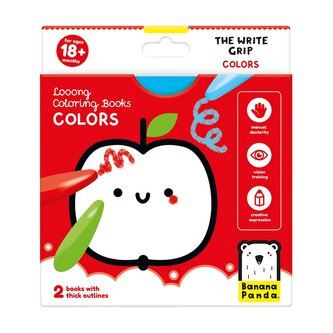 Looong Coloring Books - The Write Grip. COLORS 18m+ Looong Coloring Books - The Write Grip. COLORS 18m+