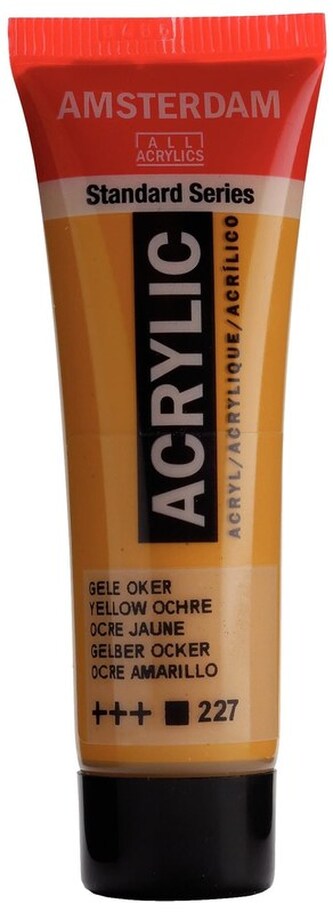 Farba akrylowa nr 227 yellow ochre 20ml, Amsterdam