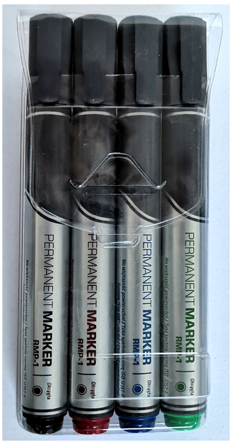 Marker permanentny 4 kol. okr.-końc., Rystor