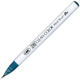 Marker Clean Color Real Brush - persian green  033, Kuretake