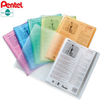 Album ofertowy 20 koszulek A4 przezr. Clear, Pentel