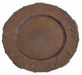 Talerz plastykowy 33cm efekt rdzy, Stamperia