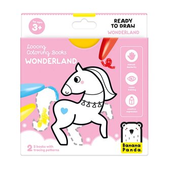 Looong Coloring Books - Ready To Draw. WONDERLAND 3+ Looong Coloring Books - Ready To Draw. WONDERLAND 3+