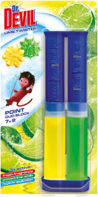 Dr. Devil Wc blok Lime Twister, 65 ml
