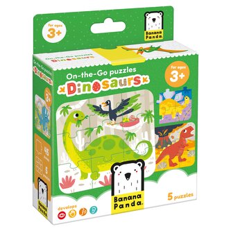 On-the-Go Puzzles. Dinosaurs 3+