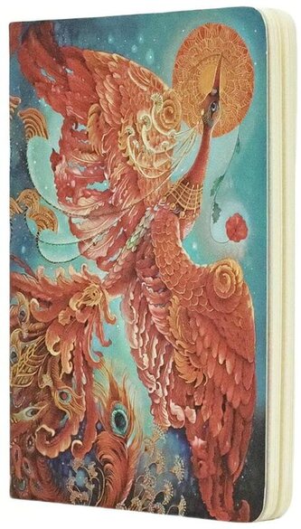 Zeszyt A6 40 gładki z perfor. 100g Birds of Happiness, Firebird, Paperblanks Zeszyt A6 40 gładki z perfor. 100g Birds of Happiness, Firebird, Paperblanks