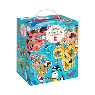 Puzzlove Animals. Around the World 4+