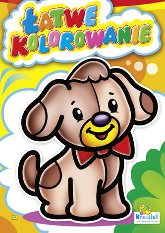 Kolorowanka. Łatwe kolorowanie Piesek 849