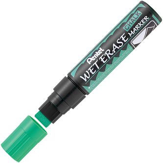 Marker kredowy końc. 10 x 15 mm zielony Wet Erase SMW56-DO, Pentel