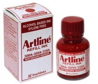 Tusz do markerów suchościeralnych czerwony ESK-50A, Artline