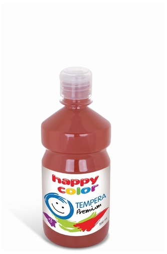 Farba tempera Premium 1000ml c. brązowa nr 75, Happy Color