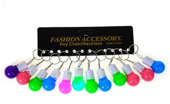 Brelok żarówka op.12szt., Adar