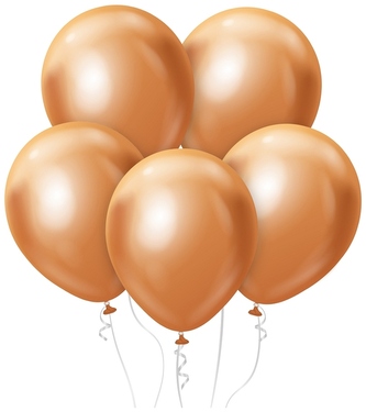 Balony Beauty&Charm, platynowe miedziane 12" 7 szt., GoDan