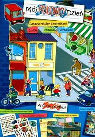 Mój pracowity dzień zestaw książek z naklejkami