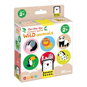 On-the-Go Memory Game. Wild Animals 2+