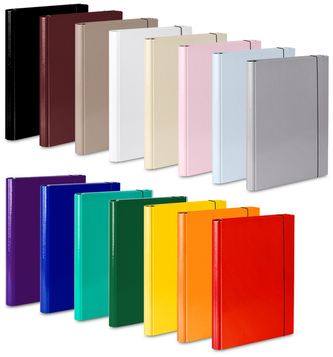 Teczka z gumką A4 skrz.FCK czerw. VauPe