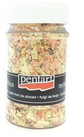 Folia płatki 100ml zł/miedź/zi Pentart M10