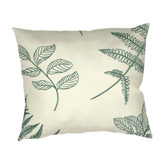 Dadka Povlak na polštář satén Kapradí banán 70x90 cm