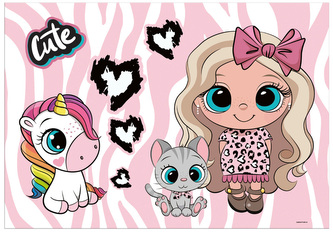 Podkład oklejany Best Friends 10, Derform