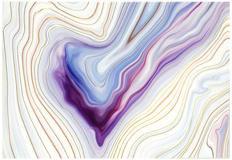 Karnety mini niebieski agat, Peter Pauper