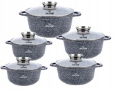 Sada mramorových hrnců