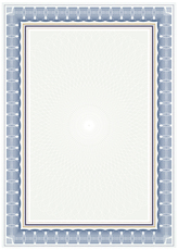 Dyplom A4 Rozeta-N niebieska 170g op. 25 ark., Galeria Papieru