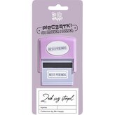 Pieczątka dla dzieci z napisem best friends