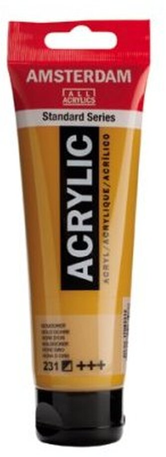 Farba akrylowa nr 231 gold ochre 120ml, Amsterdam
