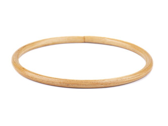 Bambusová ucha na tašky / lapač snů Ø15 cm - 12 ks - bambus světlý