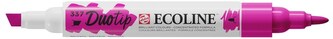 Marker dwustr. okr./ścięty Ecoline Duo Magenta 337, Talens