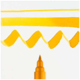 Pisak akwarelowy pędzelkowy Ecoline Brush Pen Deep Yellow, Talens